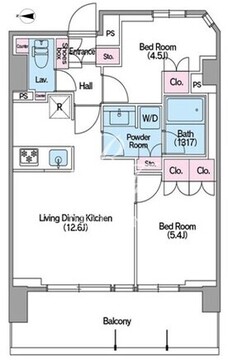 コンフォリア東新宿ステーションフロント 1003 間取り図