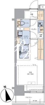 トラディティオ門前仲町 1302 間取り図