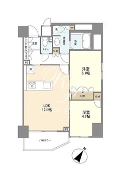 ラサンテ五反田 809 間取り図
