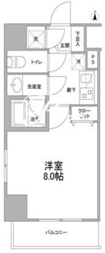 テラス王子 704 間取り図