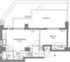 プラウドフラット神楽坂 702 間取り図