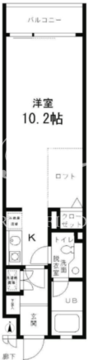 レジディア笹塚 116 間取り図