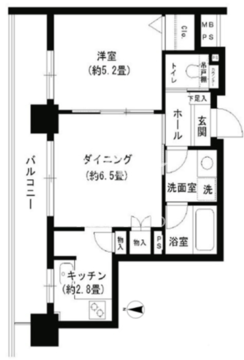 クリオ文京小石川 306 間取り図
