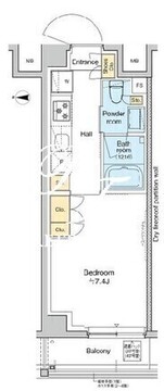 レジデンス高円寺 210 間取り図