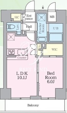 アルフィーネ桜上水 703 間取り図