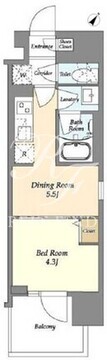 グランカーサ町屋2 1003 間取り図
