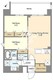 グランカーサ町屋2 201 間取り図