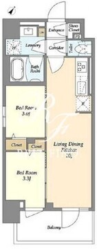 グランカーサ町屋2 704 間取り図