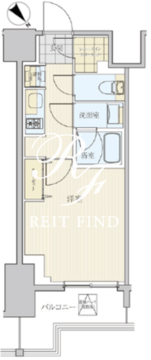 リビオメゾン南砂町 1212 間取り図