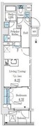 リビオメゾン東北沢 301 間取り図