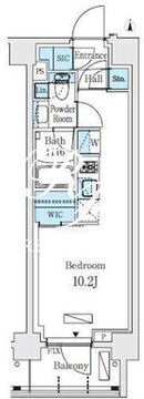 リビオメゾン東北沢 305 間取り図