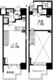 レジディア杉並方南町 130 間取り図