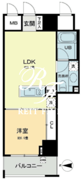 ベルファース本郷弓町 609 間取り図