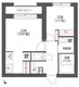アウリィ中目黒 202 間取り図