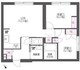 アウリィ中目黒 203 間取り図