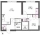 アウリィ中目黒 303 間取り図