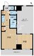 HF東神田レジデンス 1204 間取り図