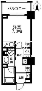 レジディア中落合 B303 間取り図