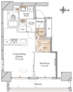 ブランシエスタ両国 601 間取り図