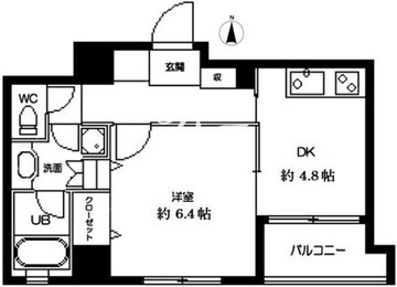 ラクラス田原町 1203 間取り図