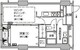 東雲キャナルコートCODAN 12-406 間取り図