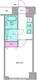 レジディア桜上水 704 間取り図