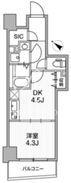 ルネサンスコート京成曳舟 403 間取り図