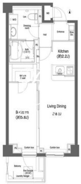 戸越銀座プレイス 205 間取り図