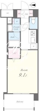 N’sパークレジデンス高田馬場 503 間取り図