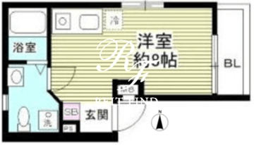 レティーナ銀座イースト 202 間取り図