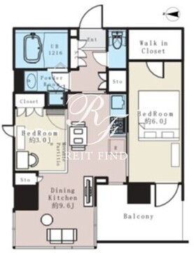 ライオンズフォーシア蔵前オアシス 801 間取り図