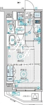 ブライズ大島 901 間取り図