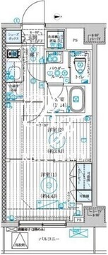 ブライズ大島 802 間取り図
