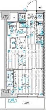 ブライズ大島 403 間取り図
