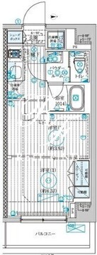 ブライズ大島 804 間取り図