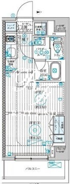 ブライズ大島 904 間取り図
