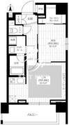 グランドコンシェルジュ新御徒町駅前 802 間取り図