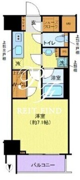 ラグディア芝公園 1002 間取り図