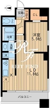 ドゥーエ清澄白河 304 間取り図