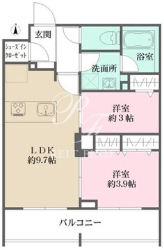 ラペルラ自由が丘 202 間取り図
