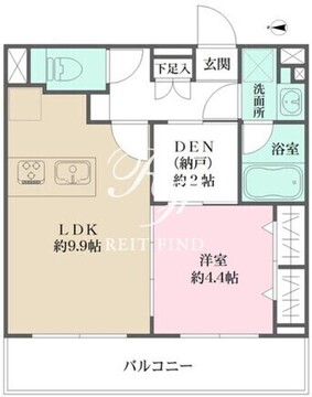 ラペルラ自由が丘 305 間取り図