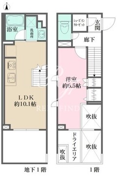 ラペルラ自由が丘 103 間取り図