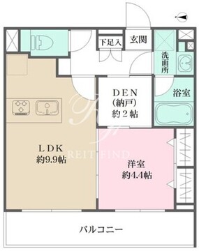 ラペルラ自由が丘 204 間取り図