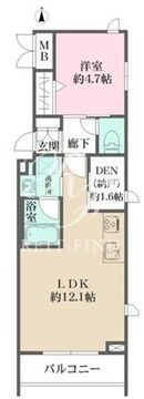 ラペルラ自由が丘 301 間取り図