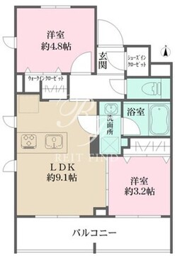 ラペルラ自由が丘 303 間取り図
