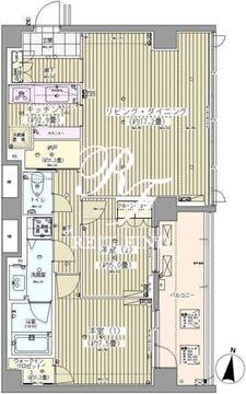 ガーデニエール砧レジデンス 524 間取り図