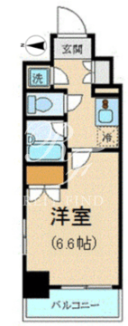 グラーサ銀座イースト 410 間取り図