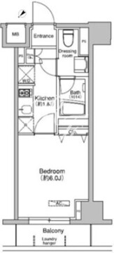 プラウドフラット荻窪2 703 間取り図