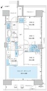 晴海フラッグ PARK-B-14階78.85㎡ 間取り図