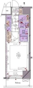 コンシェリア芝公園マスターズヴィラ 202 間取り図
